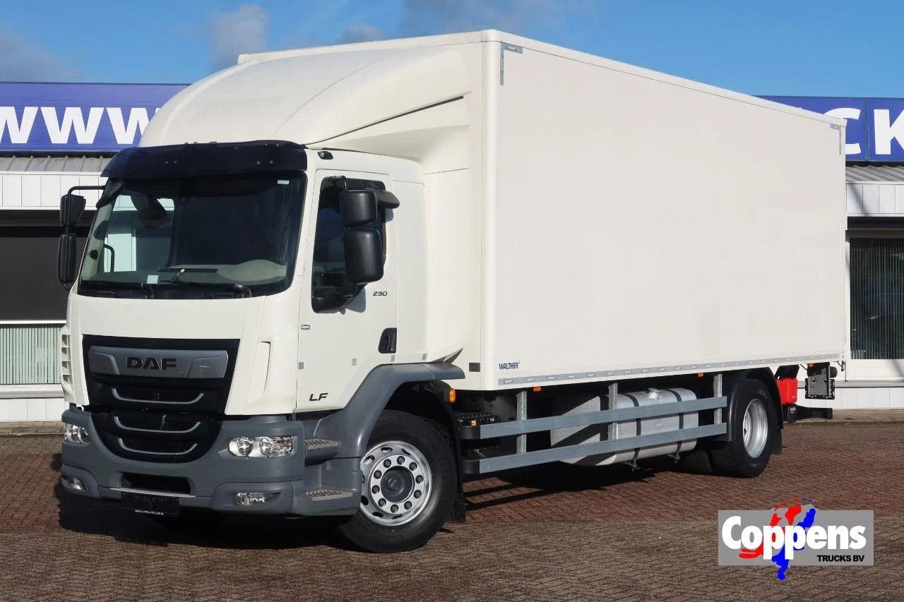 DAF LF 290 Bak+Klep 1500 kg, Auto's, Vrachtwagens, Automaat, Wit, Bedrijf, Diesel