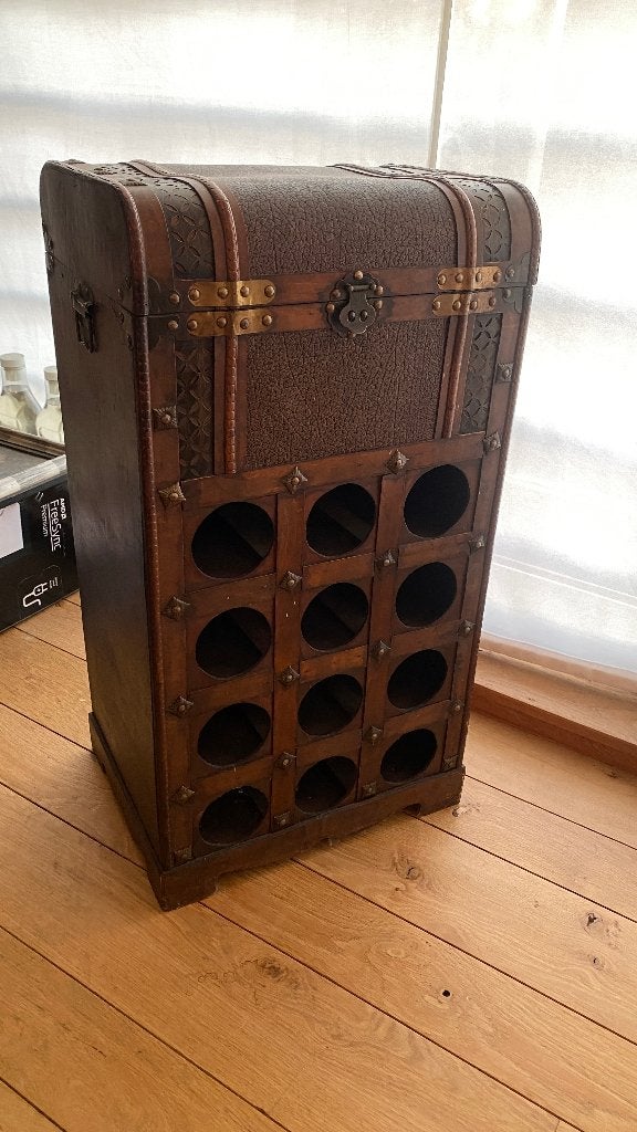 boîte à vin décorative casier à vin, Enlèvement, Comme neuf, 75 – 100, 5 à 15 bouteilles
