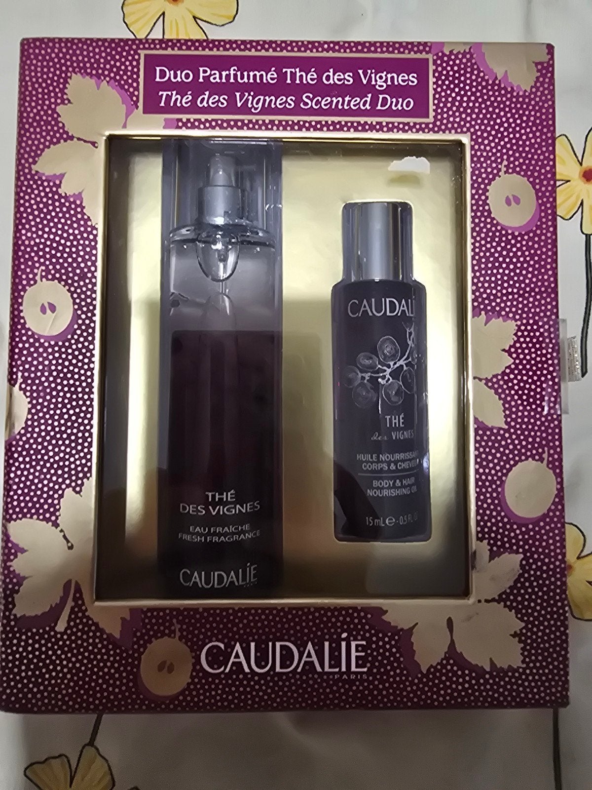 Parfum duo caudalıe thé de vignes, Bijoux, Sacs & Beauté, Enlèvement, Neuf, Déodorant ou Spray corporel