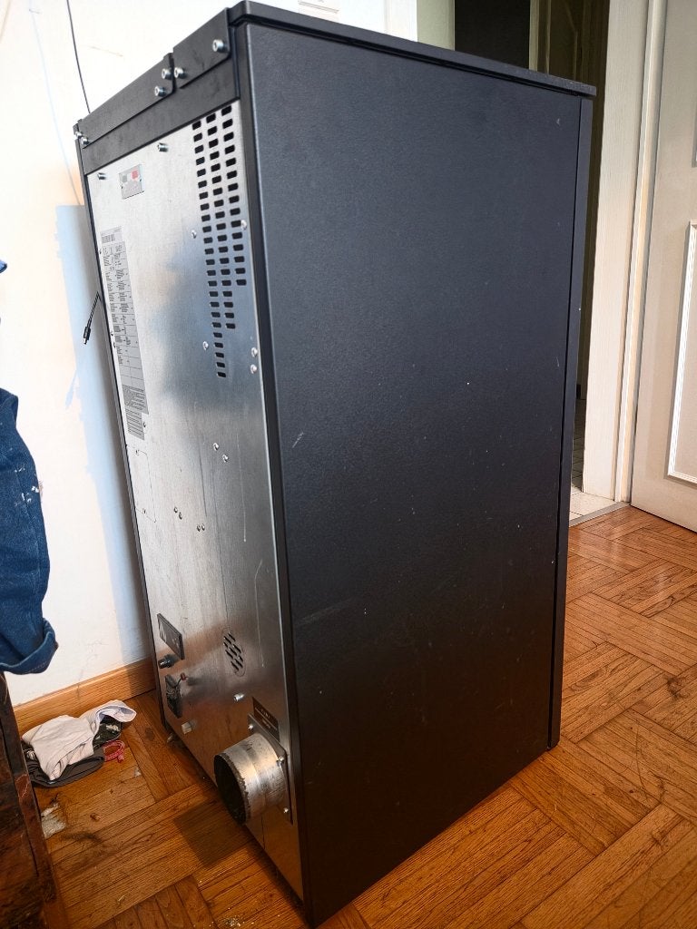QUBIC SAEY 8 kW  Pellet kachel, Ophalen, Zo goed als nieuw, Kachel