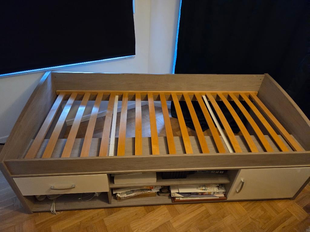 Lit enfant, 85 tot 100 cm, Gebruikt, 180 cm of meer, Ophalen