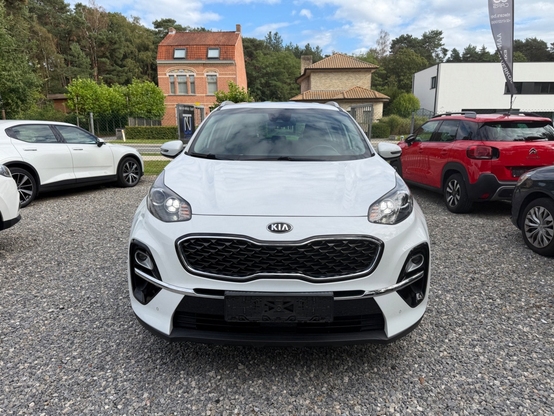 Kia Sportage 1.6B EURO6d '18 +12M GARANTIE, Auto's, Voorwielaandrijving, Gebruikt, Wit, 130 pk