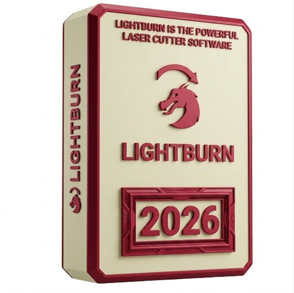 LightBurn 2026 Volledige versie, Informatique & Logiciels, Logiciel d'Édition, Enlèvement, Neuf, Windows