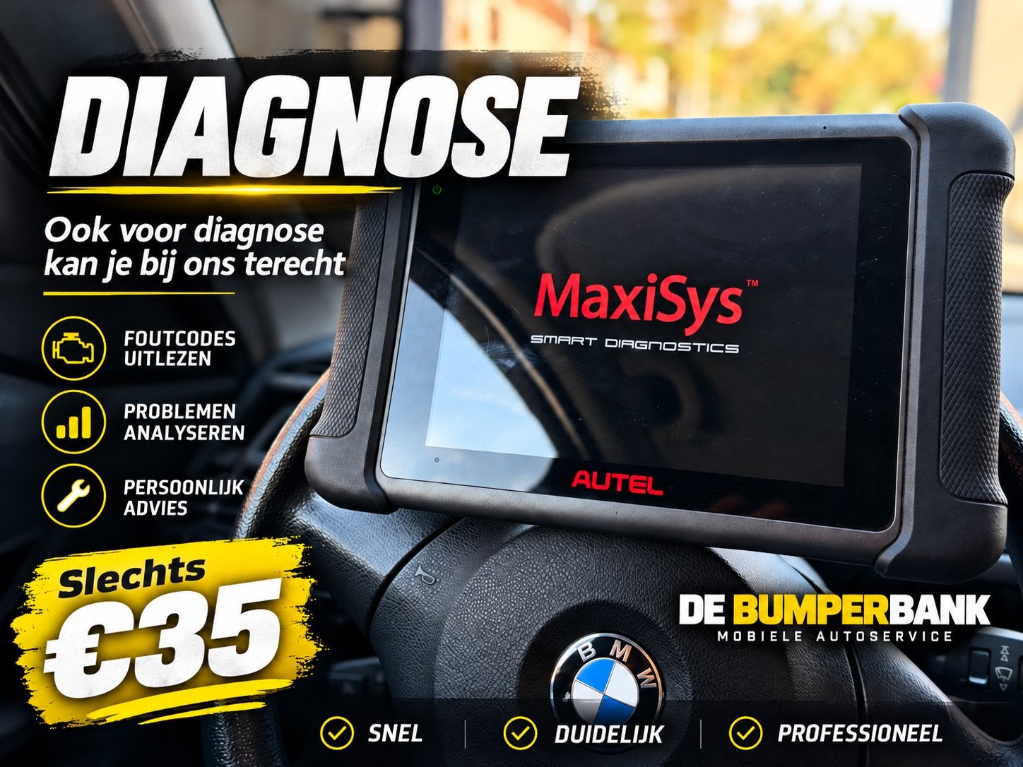 EEN LAMPJE OP JE DASHBOARD?, Ophalen, Nieuw, BMW