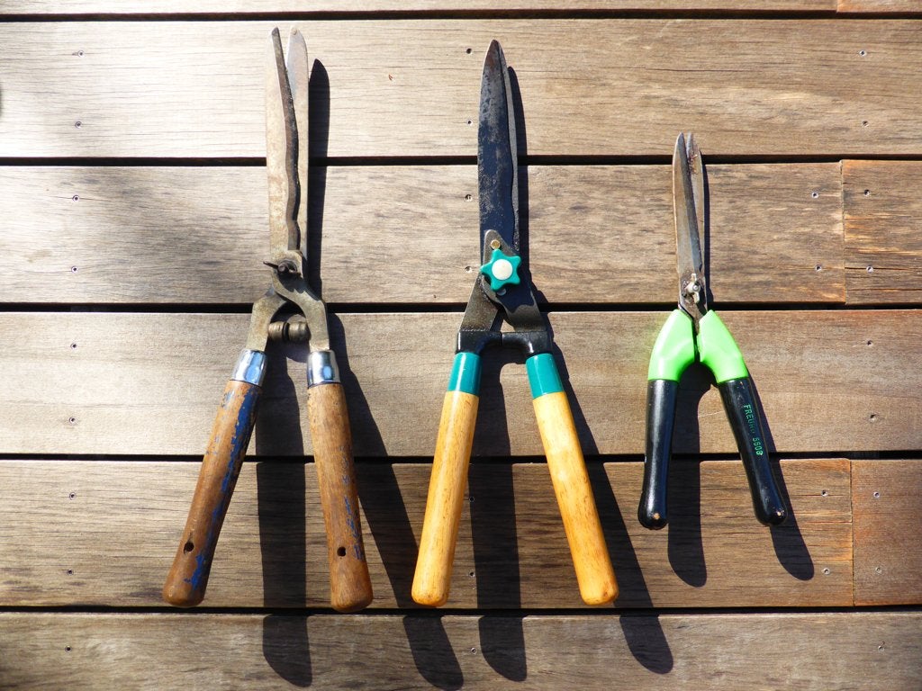 Taille-haies (3 pièces), Jardin & Terrasse, Taille-haies, Enlèvement ou Envoi, Utilisé, Manuelle
