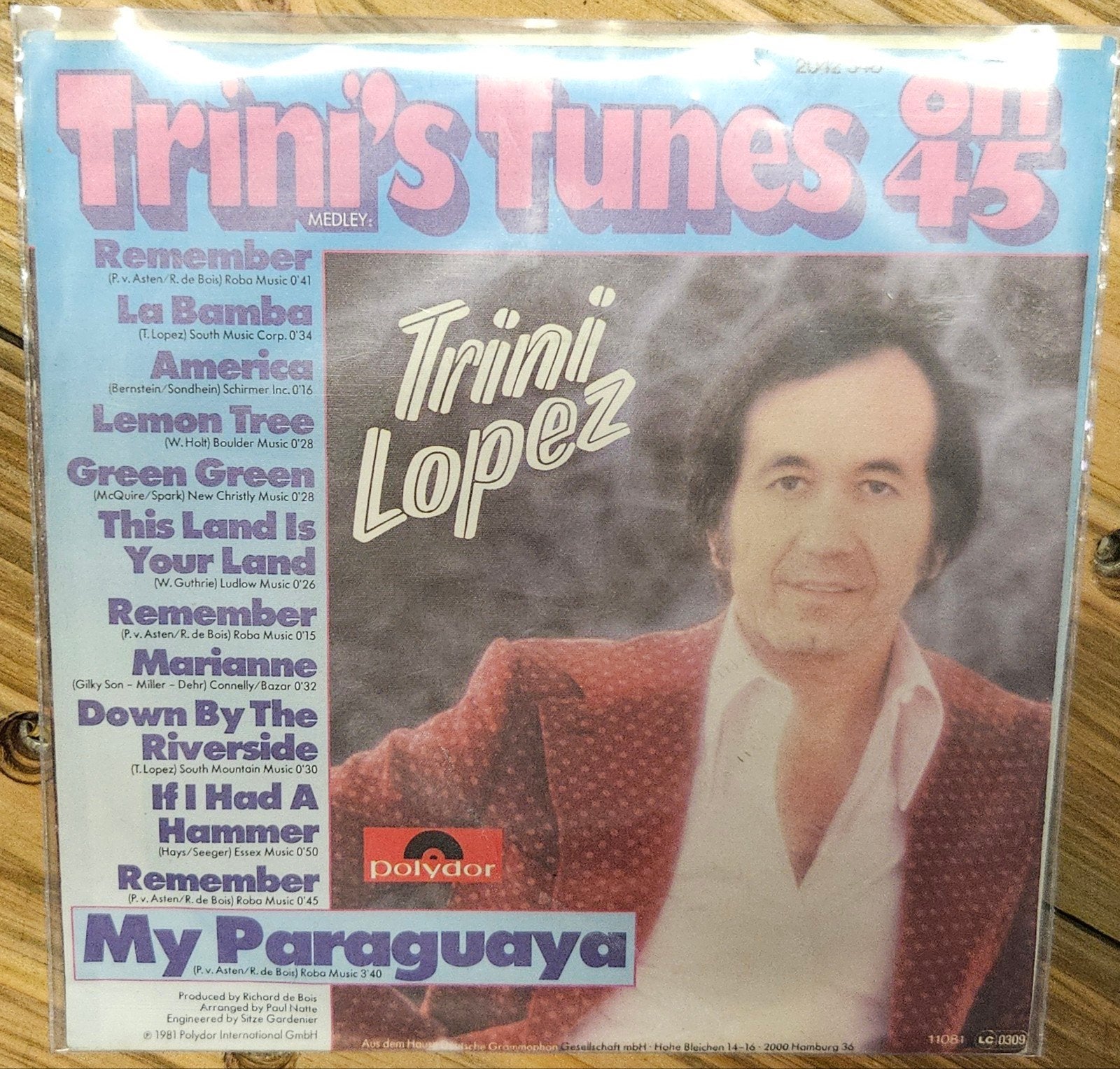 Trini Lopez 1981 Trini's Tunes, Cd's en Dvd's, Vinyl Singles, EP, Ophalen of Verzenden, EP