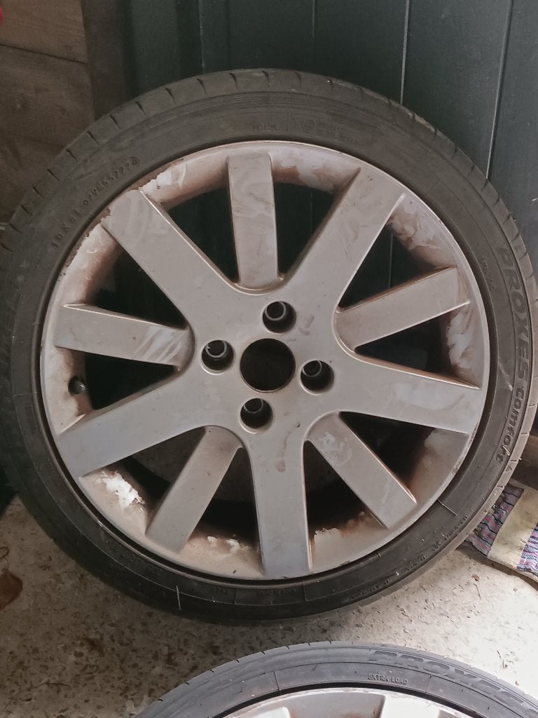 4 Peugeot 17 RC Feline 207 cc velgen, Ophalen, 17 inch, Velg(en)