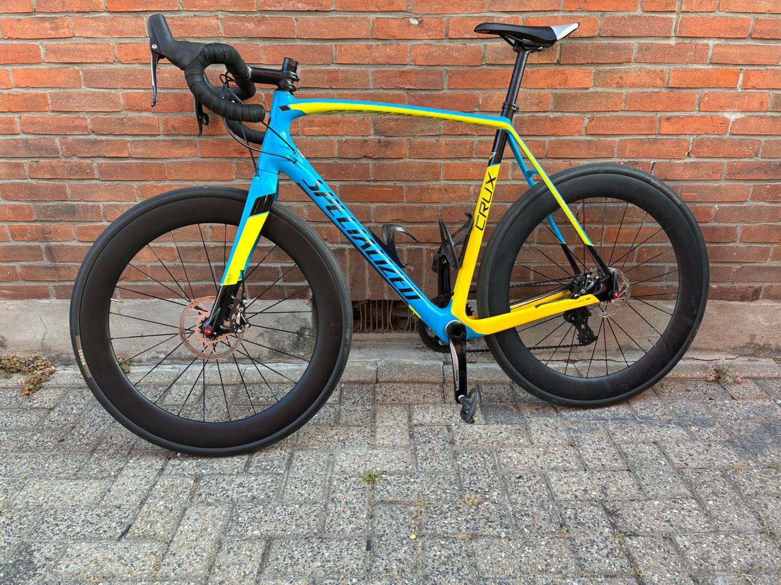 Specialized crux carbon + carbon 60mm, Ophalen, Carbon