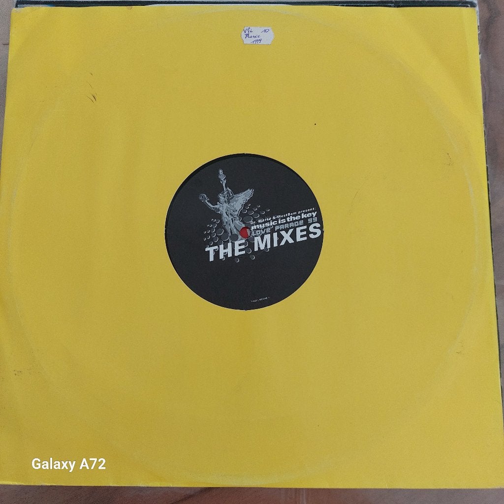 dr motte & westbam music is the key love parade 99 12 inch, Cd's en Dvd's, Vinyl | Dance en House, Gebruikt, Trance, Ophalen of Verzenden