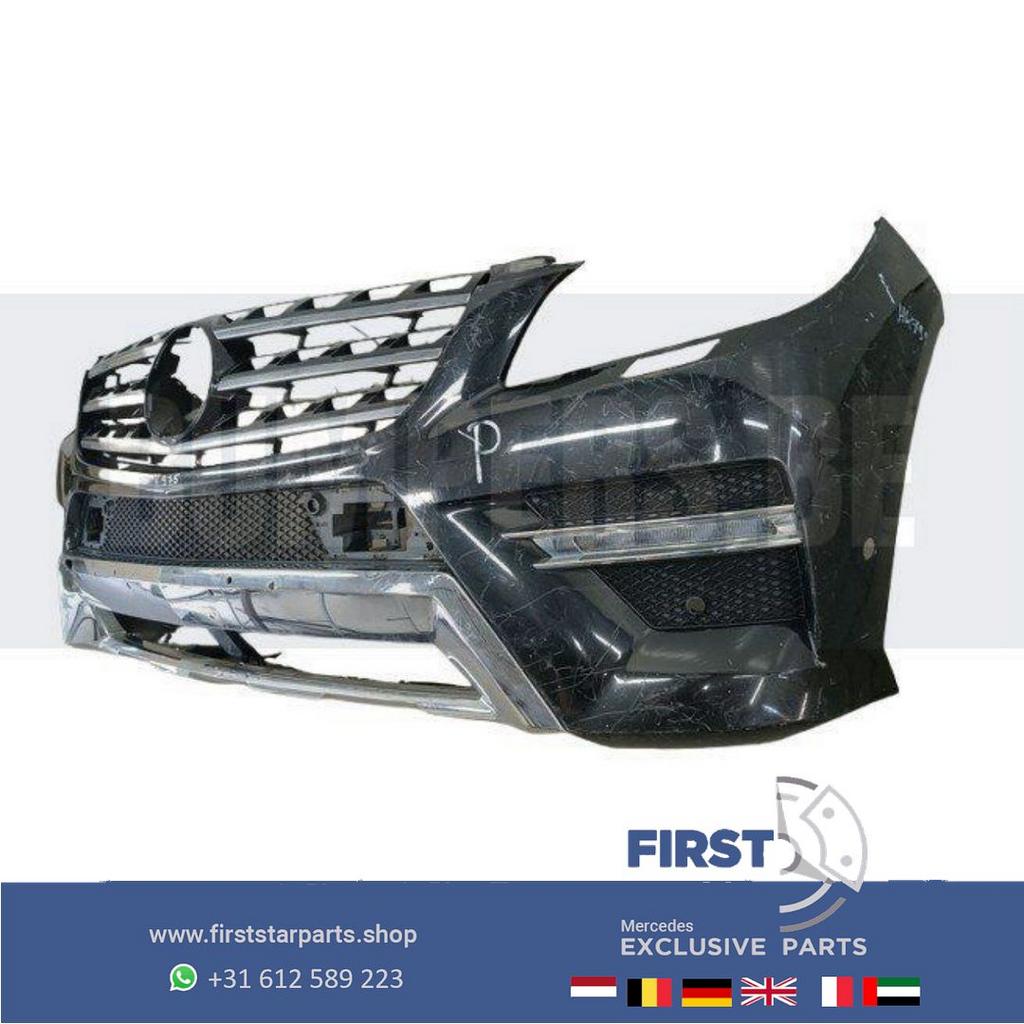 W166 ML AMG Voorbumper Mercedes M KLASSE 2011-2015 BUMPER ZW, Gebruikt, -, Voor, Ophalen of Verzenden