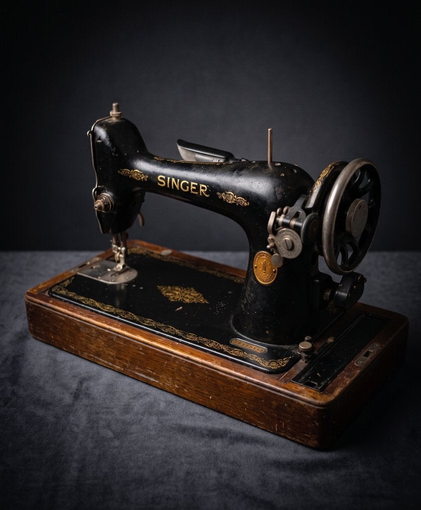 Machine à coudre Vintage Singer - Pédale électrique, Hobby & Loisirs créatifs, Machines à coudre & Accessoires, Enlèvement ou Envoi