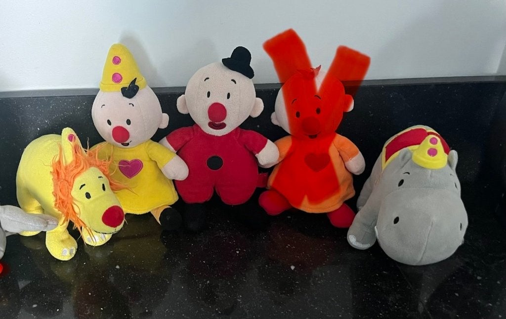 Knuffels Bumba, Bumbalu, Barry, Pantoef, Ophalen, Gebruikt, Overige merken, Overige karakters
