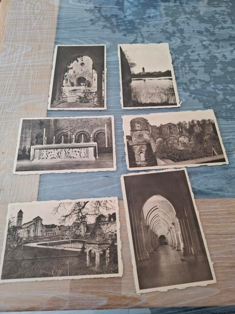 6 cartes postales d orval, Collections