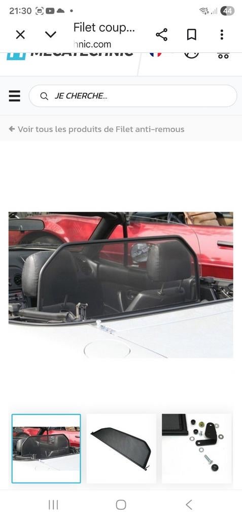Coupe vent mazda MX5, Mazda