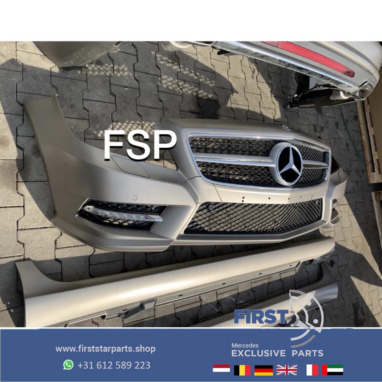W218 CLS AMG VOORBUMPER + ACHTERBUMPER + DORPELS PAKKET PRE-, Auto-onderdelen, Gebruikt, -, Ophalen of Verzenden, Bumper