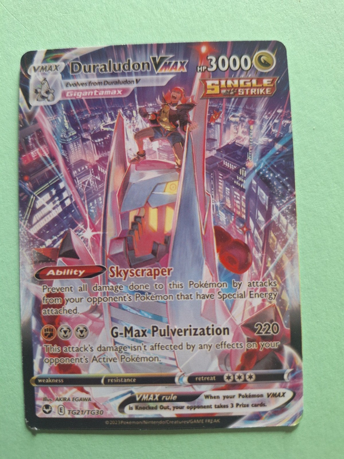 carte pokemon duraludon vmax tg21/tg30, Enlèvement ou Envoi, Neuf, Cartes en vrac, Foil
