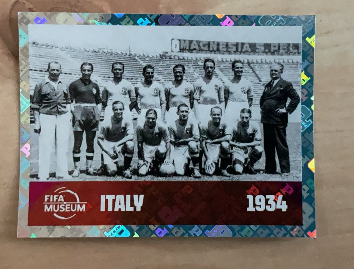 Italy FIFA Museum 1934 panini voetbal kaart, Computers en Software, Videokaarten, Ophalen, Zo goed als nieuw