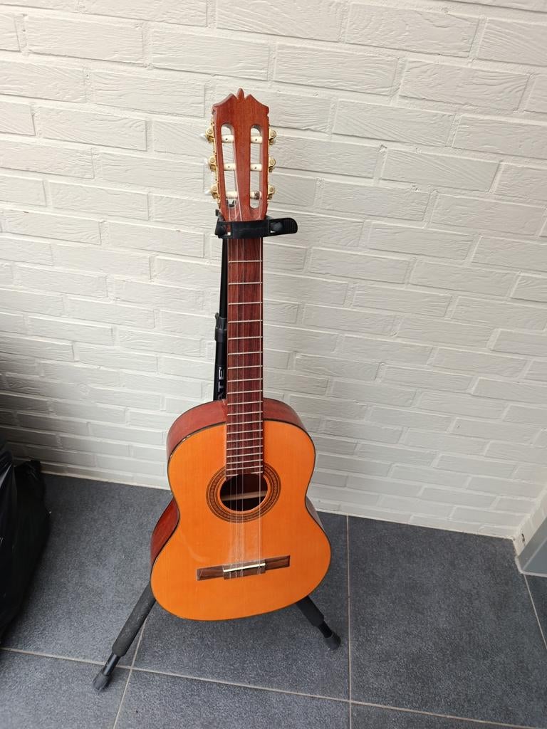 Akoestische gitaar kinderformaat met staander merk matinez, Muziek en Instrumenten, Ophalen
