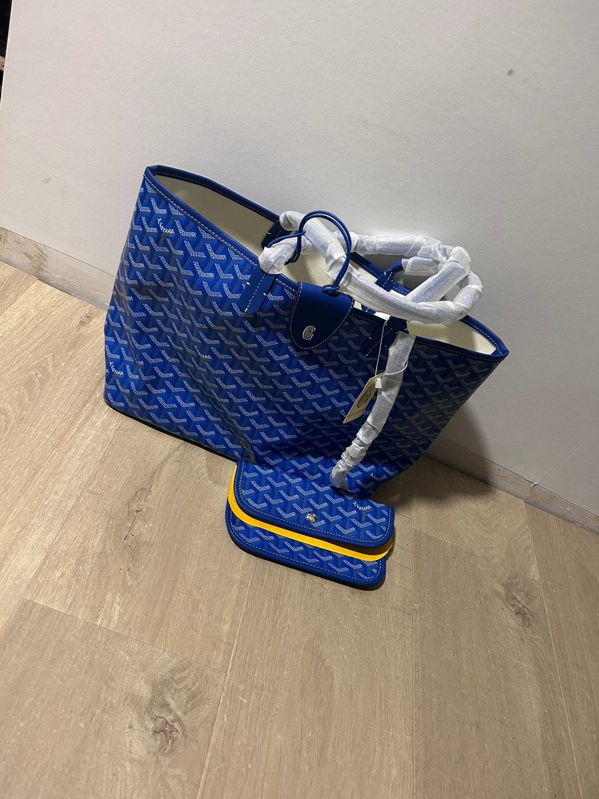 Goyard tas blauw, Handtassen en Accessoires, Tassen | Damestassen, Ophalen, Nieuw, Blauw, Handtas