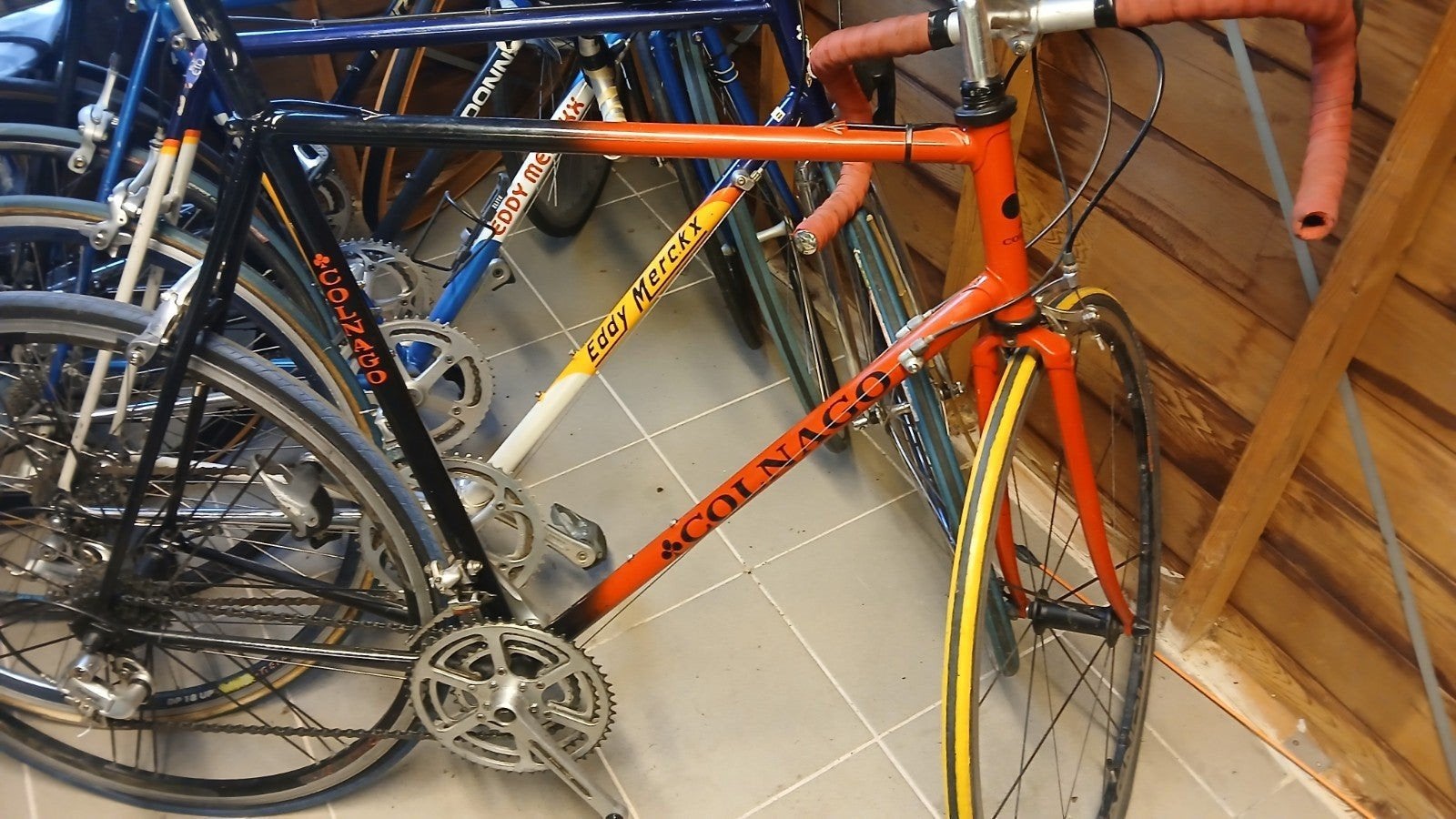 Colnago retro koersfiets, Ophalen