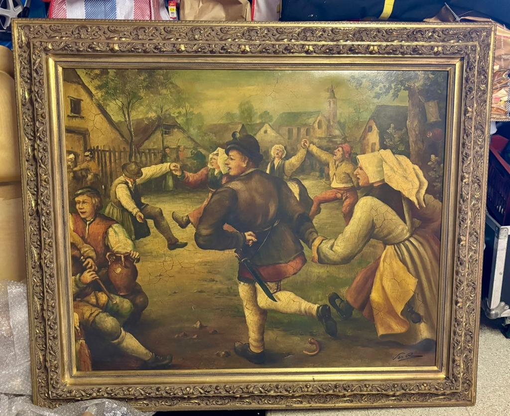 Mooi schilderij, Enlèvement