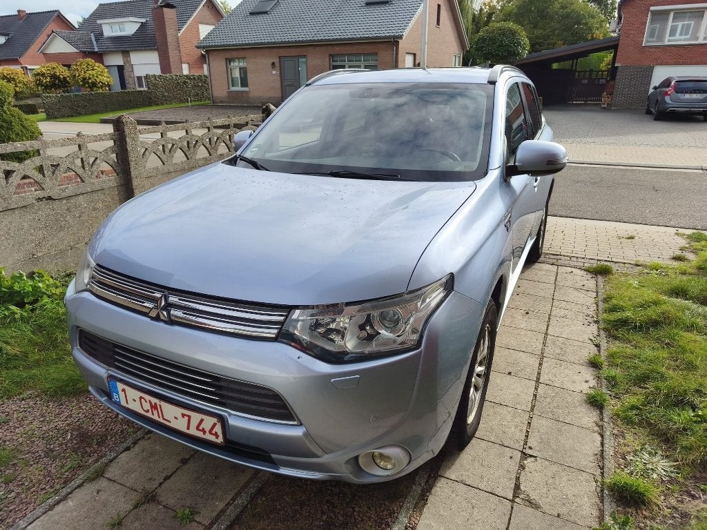 Mitsubishi Outlander PHEV, Auto's, Automaat, Outlander, Zwart, Blauw