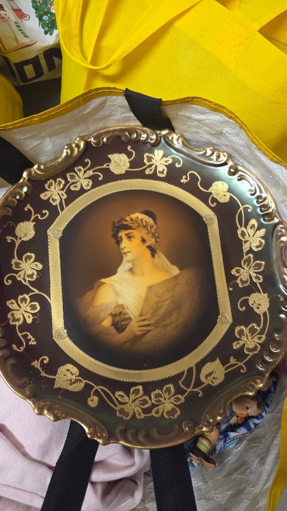 Antiek Royal Vienna portretbord Z.S. & Co. Bavaria ca. 1900, Enlèvement