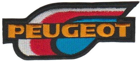 Peugeot stoffen opstrijk patch embleem #4, Verzenden, Nieuw