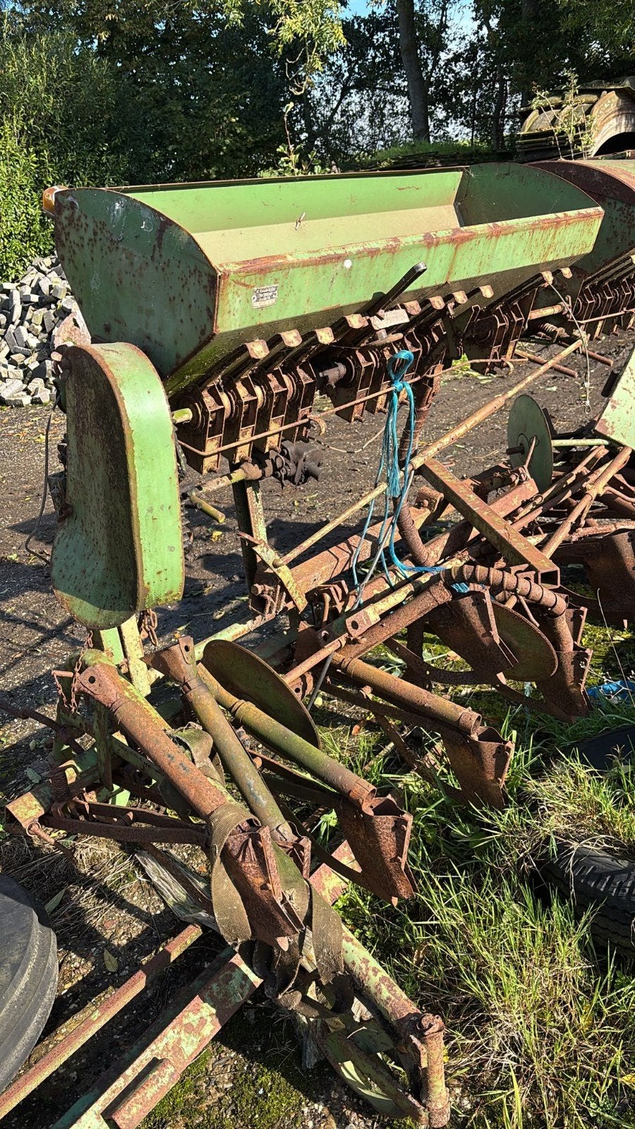 Zaaimachine Fendt gt, Ophalen