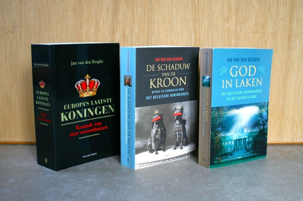 Belgisch koningshuis x 3 (Jan van den Berghe), Verzamelen, Ophalen of Verzenden, Gebruikt, Tijdschrift of Boek