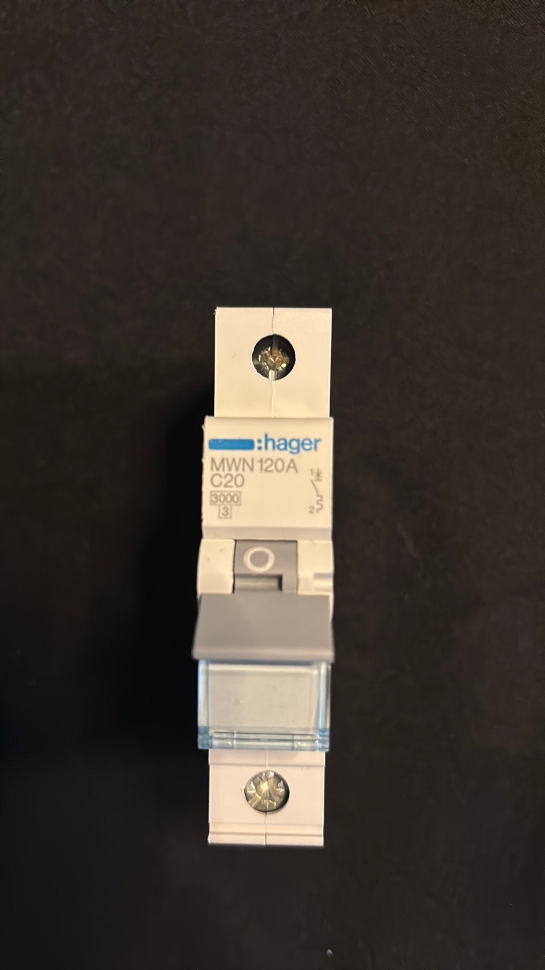 Hager mwn 120A, Ophalen, Nieuw, Hager