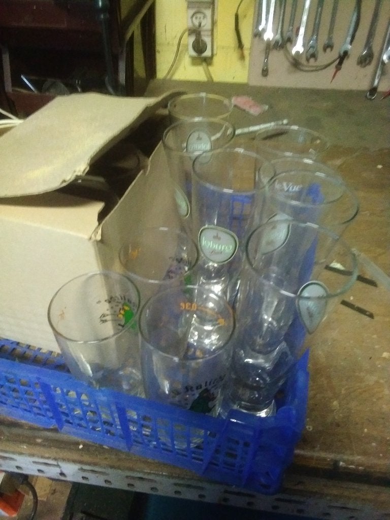 diverse bierglazen, Verzamelen, Ophalen, Gebruikt