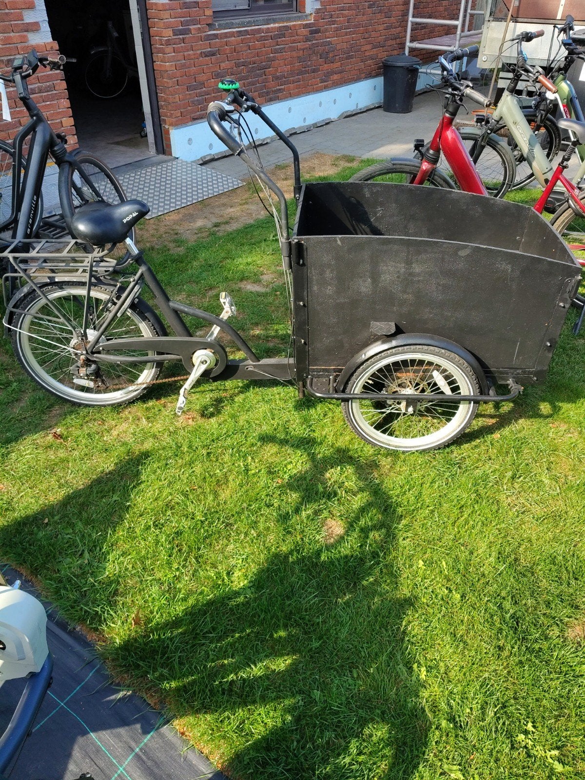 bakfiets, Ophalen, Elektrisch