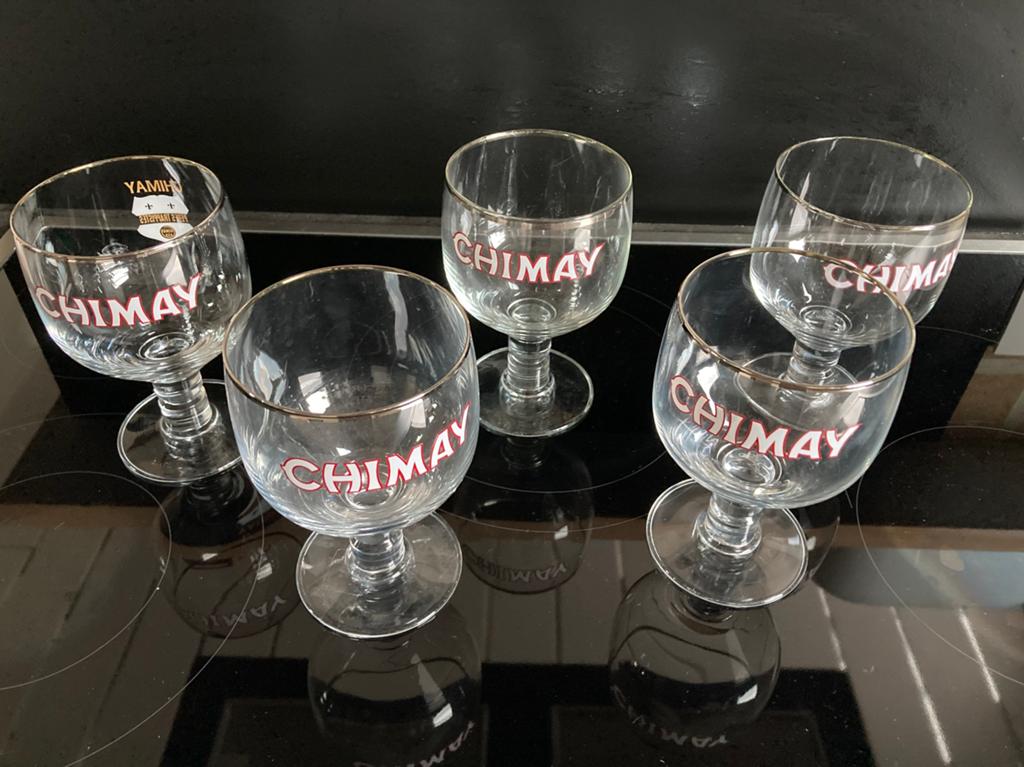 Chimay glazen, Verzamelen, Ophalen, Zo goed als nieuw