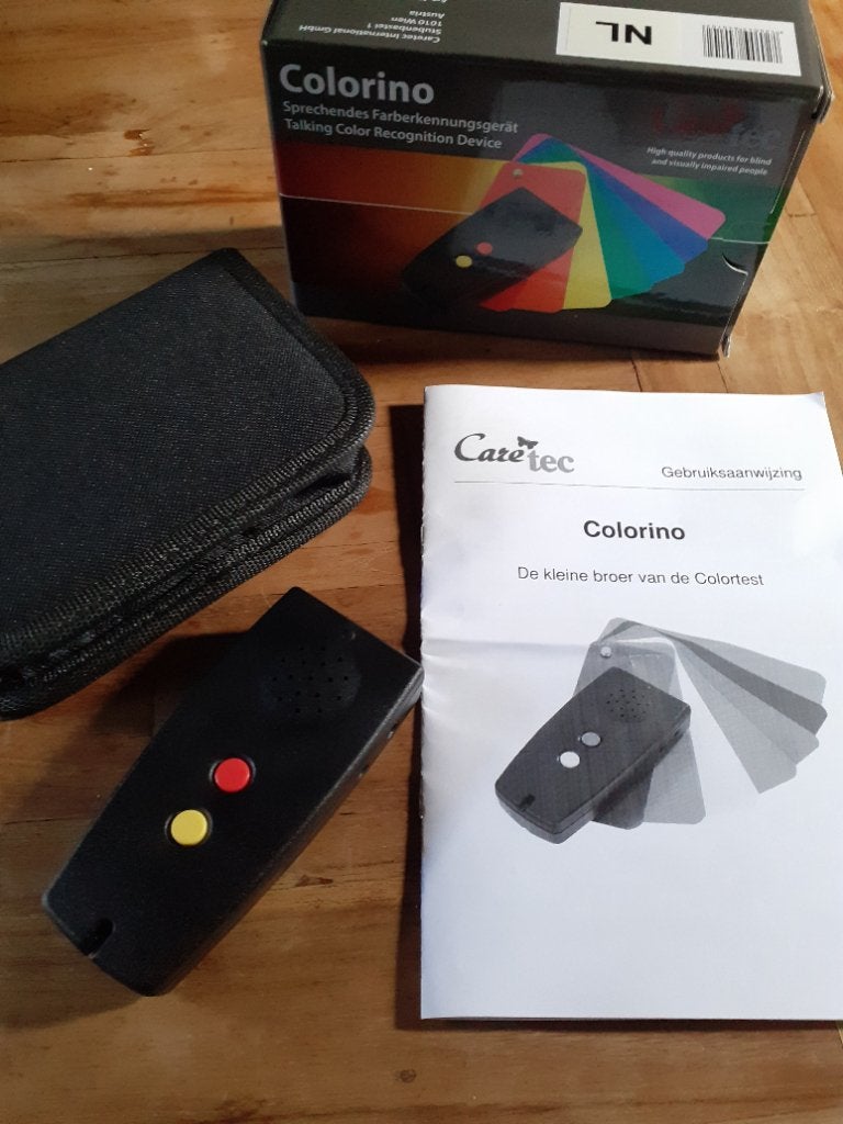 Kleurherkenner voor slechtzienden, Colorino van Caretec, Ophalen of Verzenden, Zo goed als nieuw