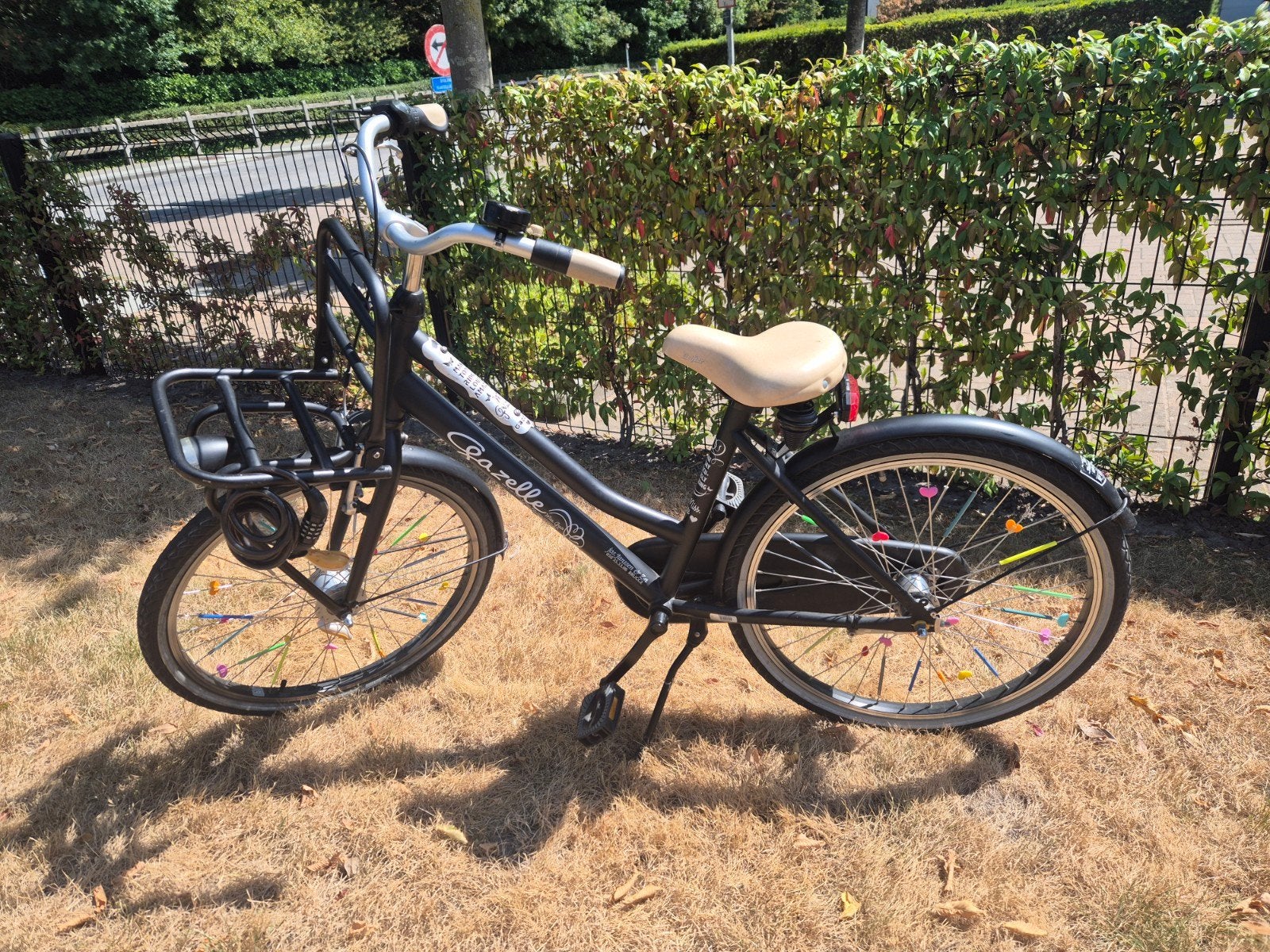 Toffe Gazelle meisjesfiets, Fietsen en Brommers, Ophalen, Handrem, Gazelle, Gebruikt