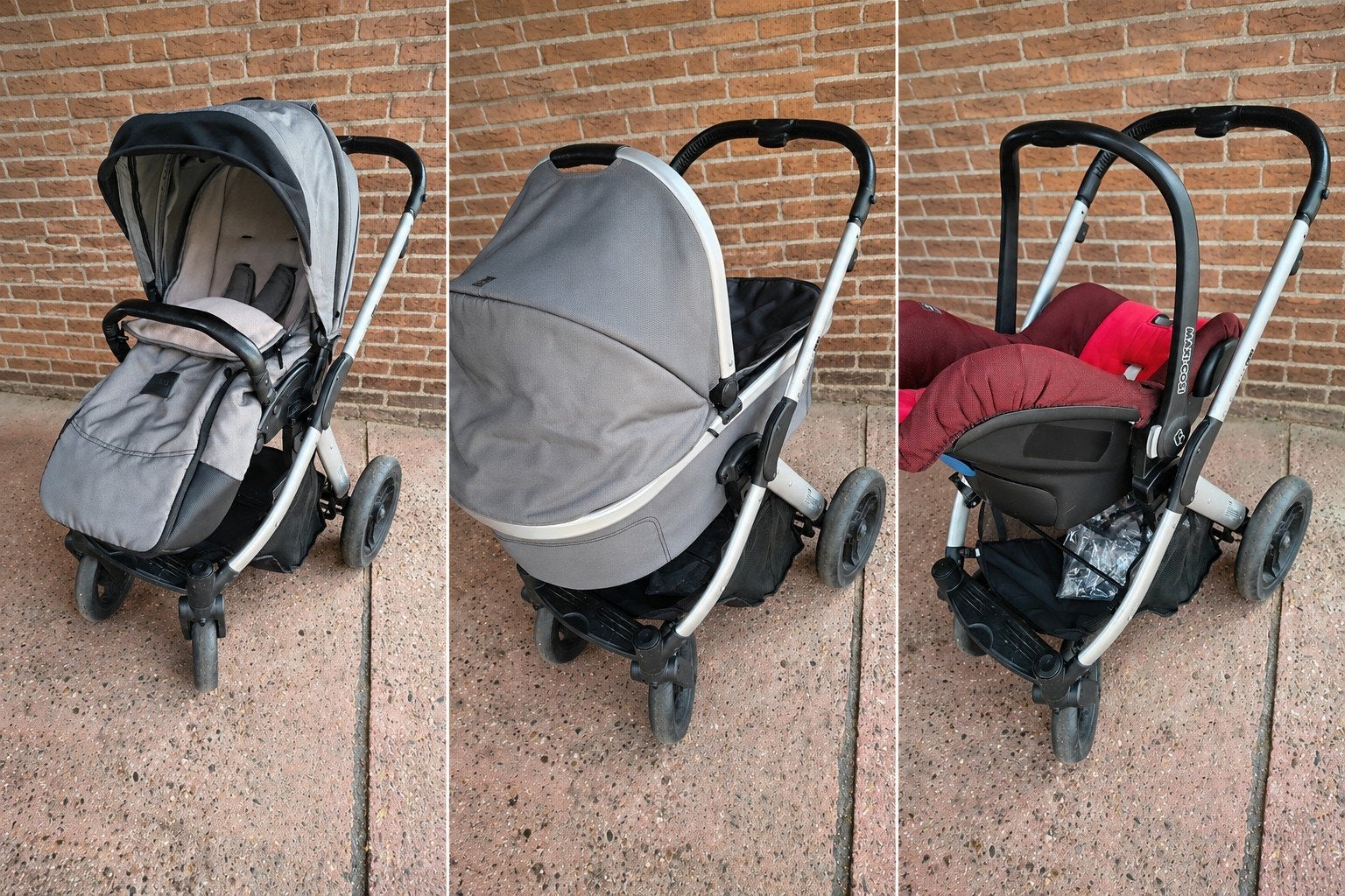 3-in-1: reiswieg, wandelwagen en autostoel - MUTSY TRANSIT, Ophalen, Mutsy