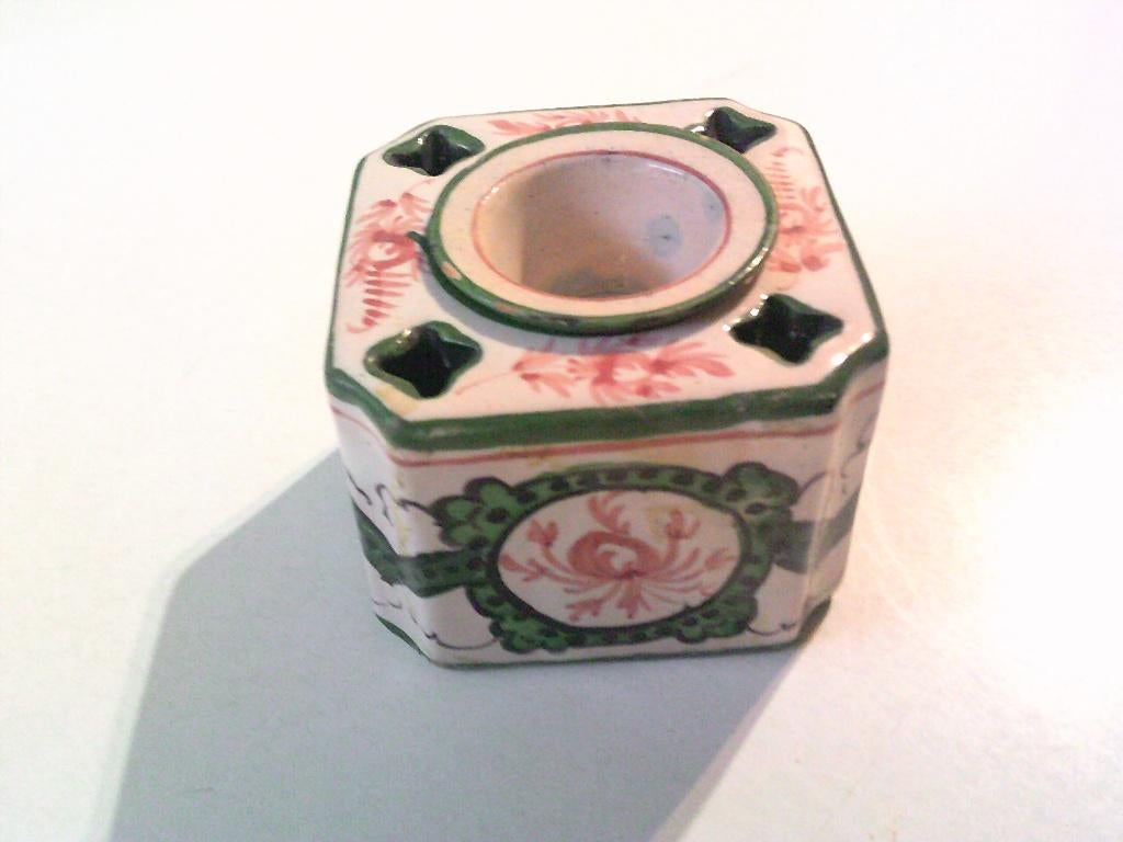 art deco inkpot in porselein, Ophalen