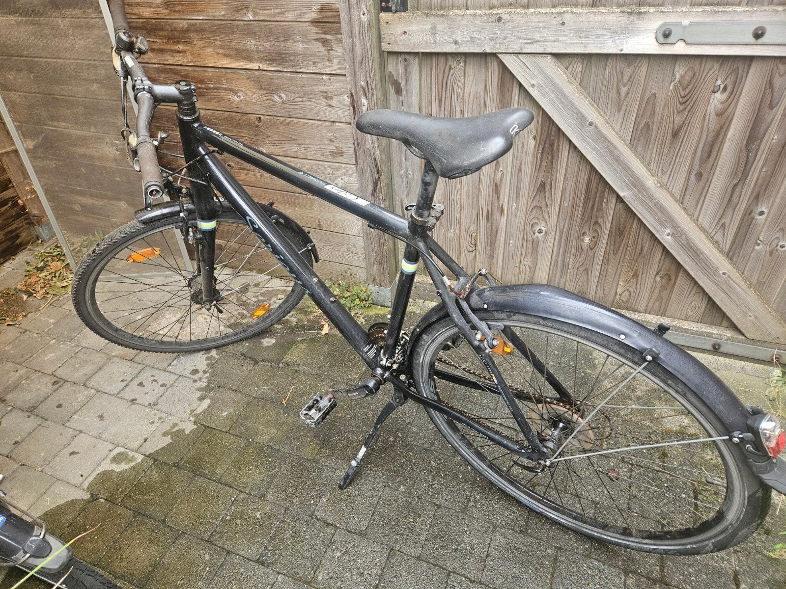 Zwarte fiets - Serious Cedar S Hybrid, Enlèvement, Utilisé