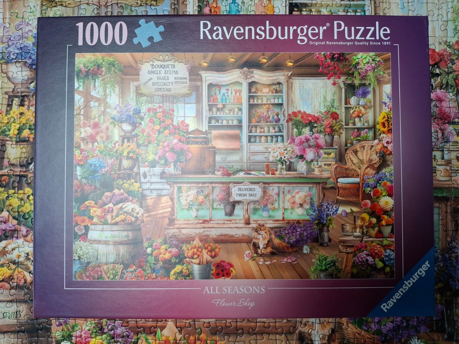 Puzzel Ravensburger  - 1000 stukjes., Hobby en Vrije tijd, Ophalen