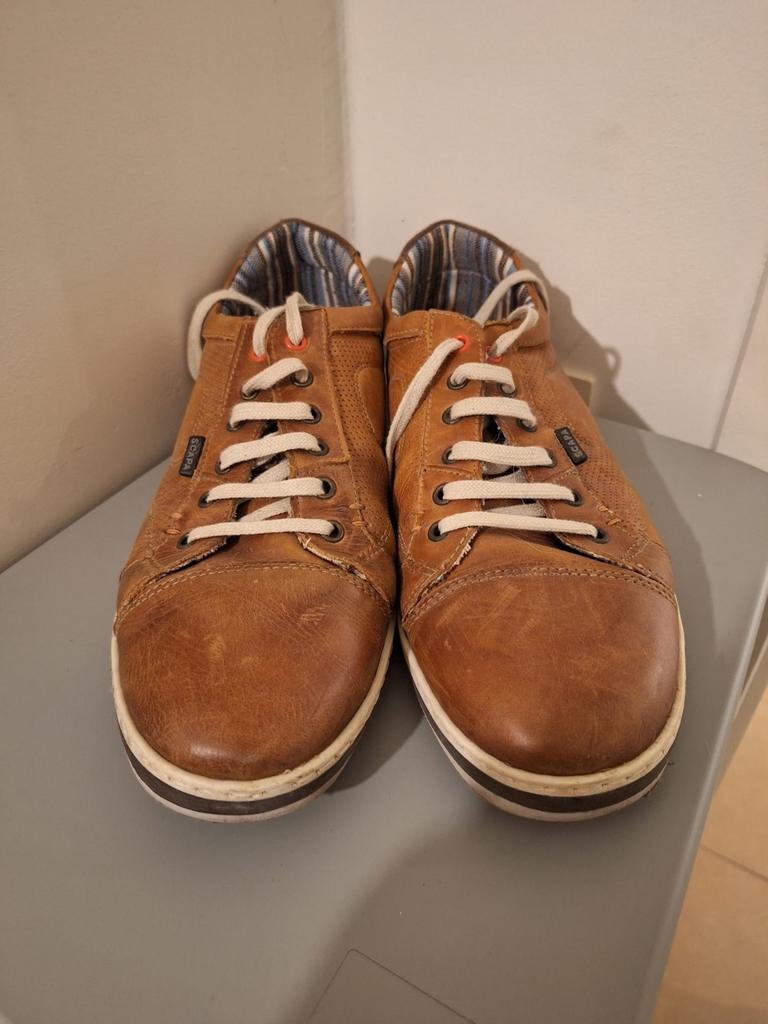 Bruine herenschoenen Scapa, Ophalen
