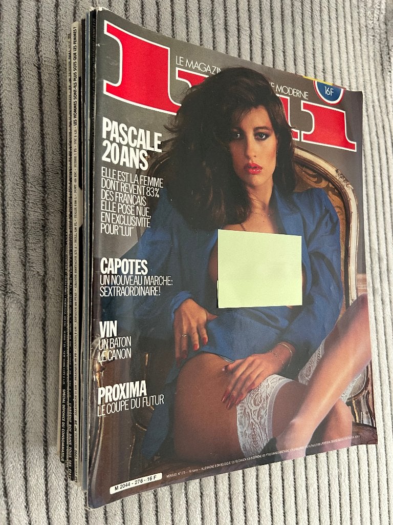 13 oude Franse LUI - magazines (jaren'80-'90), Ophalen of Verzenden, 1980 tot heden, Tijdschrift