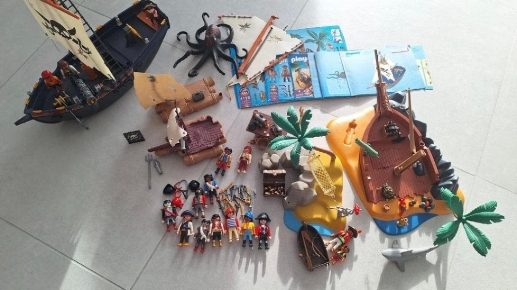 Lot playmobil piraten, Kinderen en Baby's, Speelgoed | Playmobil, Ophalen, Pirates, Complete set, Zo goed als nieuw