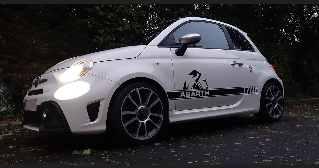 Abarth Turismo 595 - Wit - 88.000 km, Cuir, Euro 5, Achat, 139 g/km
