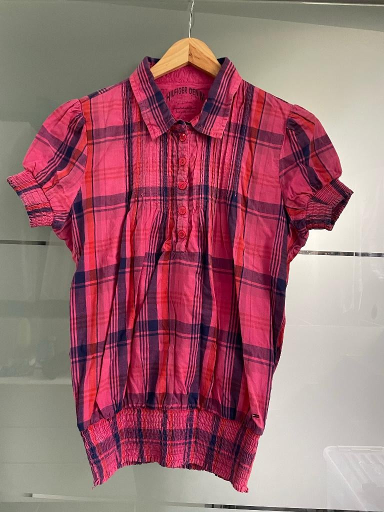 Tommy Hilfiger Hemdje, Kleding | Dames, Tommy hilfiger, Ophalen of Verzenden, Zo goed als nieuw, Roze