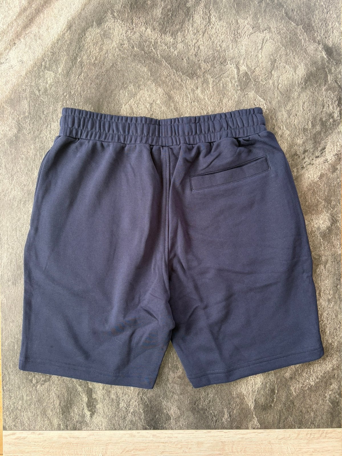 Lacoste blauwe korte broek maat L, Ophalen, Zo goed als nieuw, Blauw