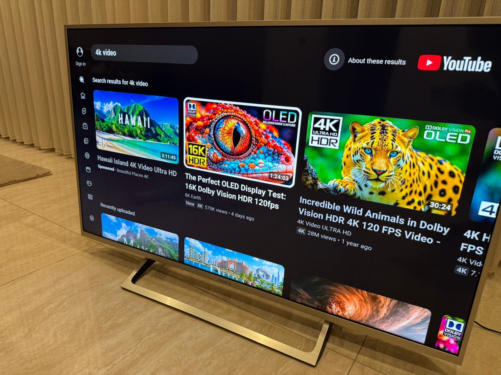 Sony bravia 49” smart tv 4k ultra slank, Ophalen of Verzenden, Zo goed als nieuw, Sony, Smart TV