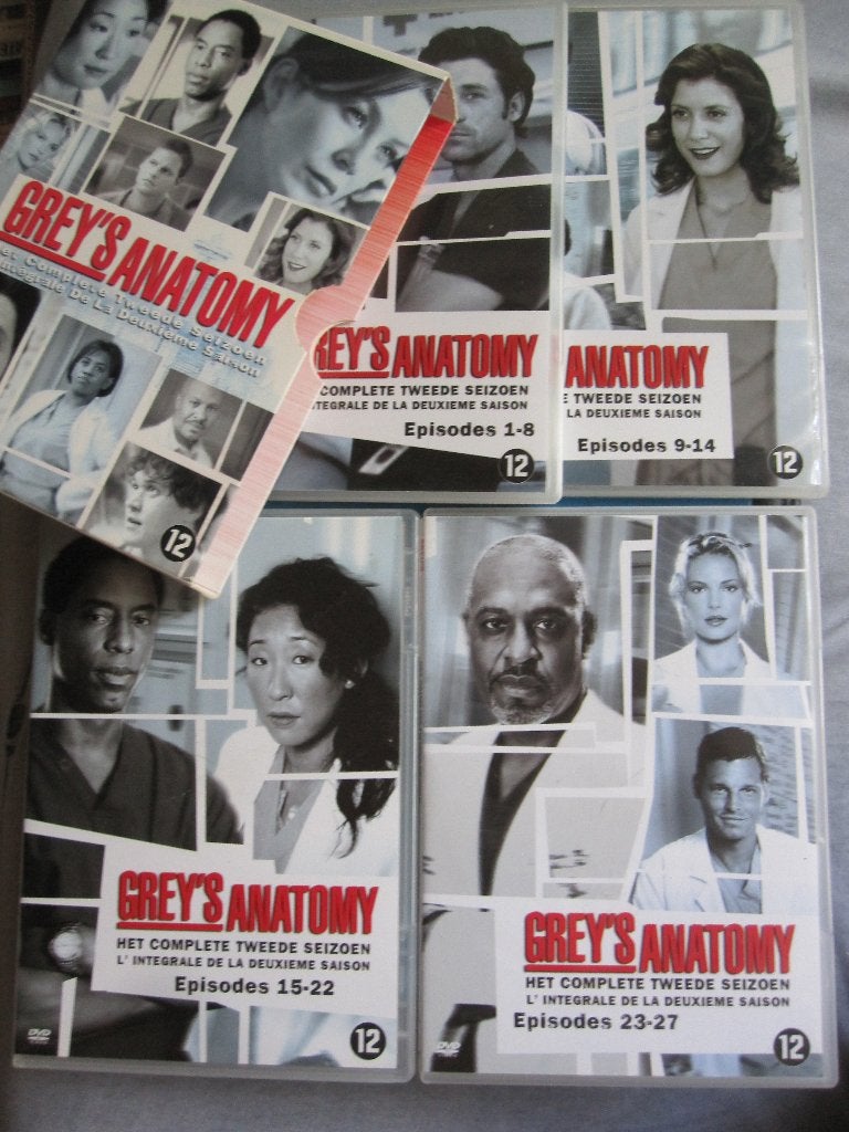 Grey's Anatomy - Het complete tweede seizoen (2006) 8 disc, Cd's en Dvd's, Engels, Drama, Ophalen of Verzenden, Zo goed als nieuw