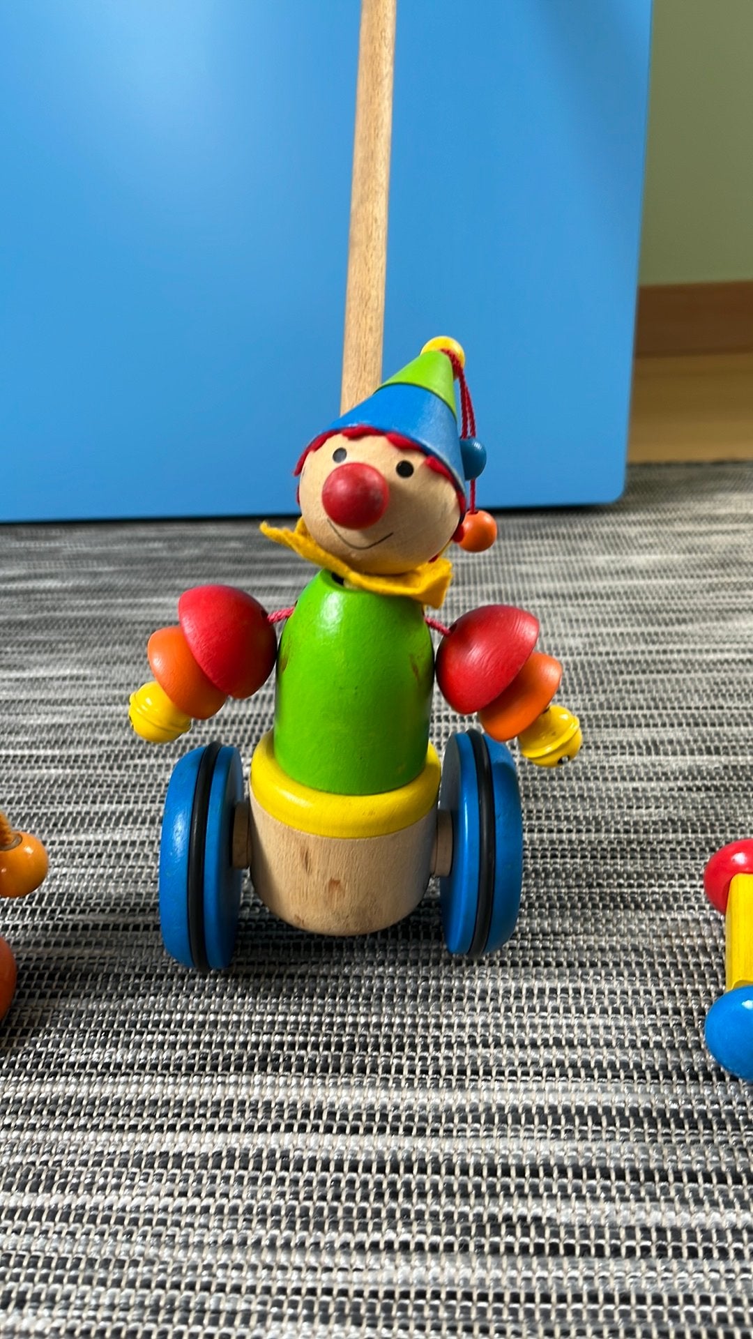 Houten speelgoed, Ophalen, Gebruikt