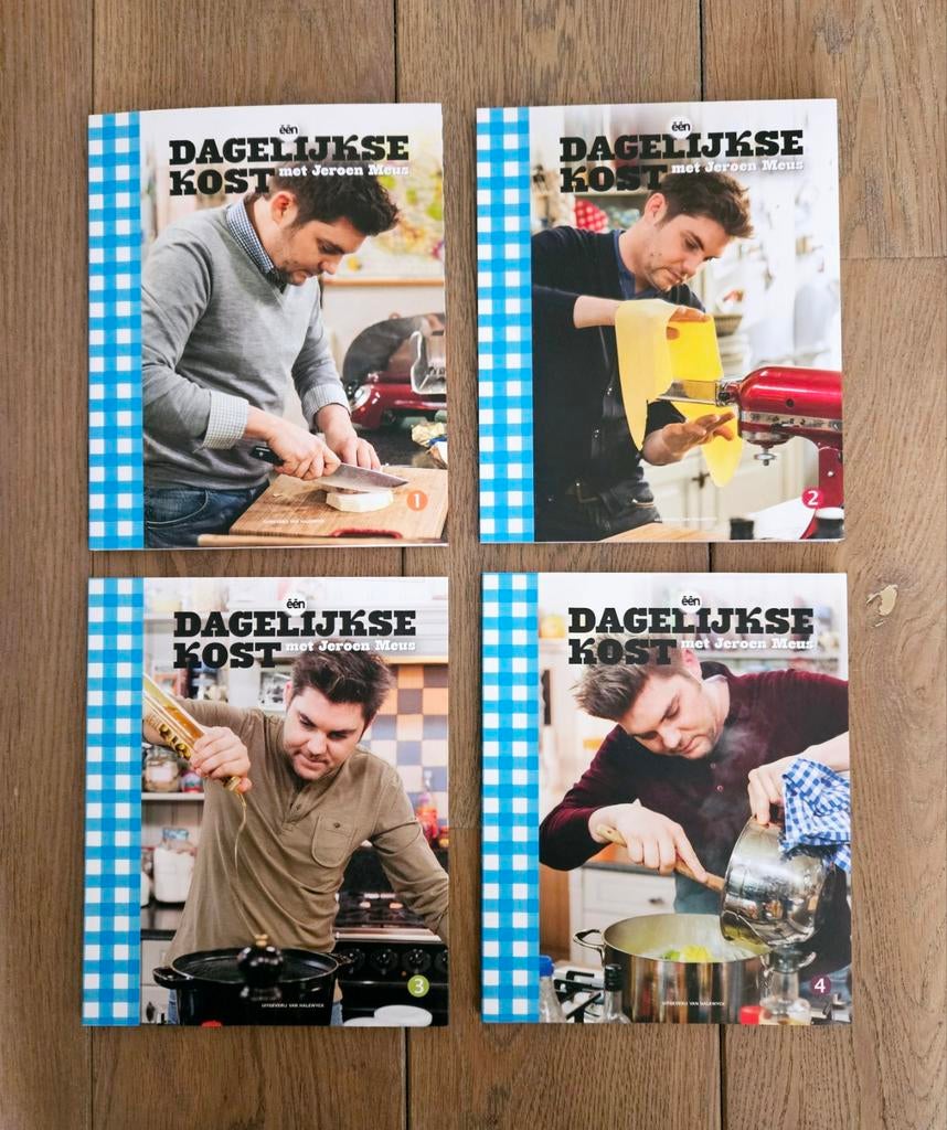 4x Kookboeken Dagelijkse kost (Jeroen Meus), Boeken, Ophalen of Verzenden, Zo goed als nieuw, Jeroen Meus